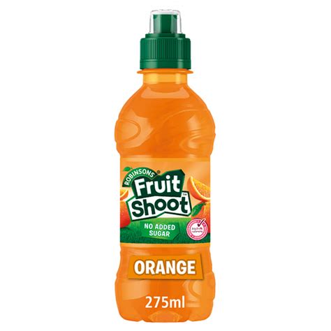 Fruit Shoot No Added Sugar Orange 24x275ml Hendersons Foodservice