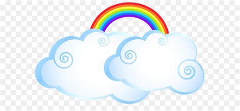 Free Rainbow Clouds Clipart Clip Art Freebies Clip Art Rainbow Cloud Images