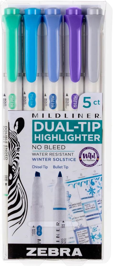 Zebra Pen Mildliner Double Ended Highlighter Set Broad And