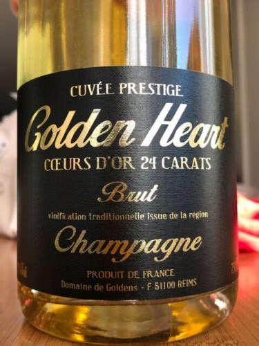 Golden Heart Cuvee Prestige Brut Champagne Vivino US