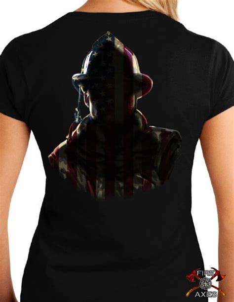 American Hero Womens Firefighter Shirt The All American Collection