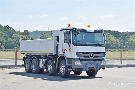 Mercedes Benz ACTROS 3241 Kipper 5 80 M BORDMATIC 8x4 Dump Truck