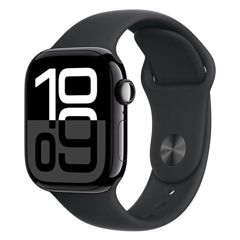 Купить смарт-часы Apple Watch 10 46mm, Aluminum Jet Black/Black Sport ...