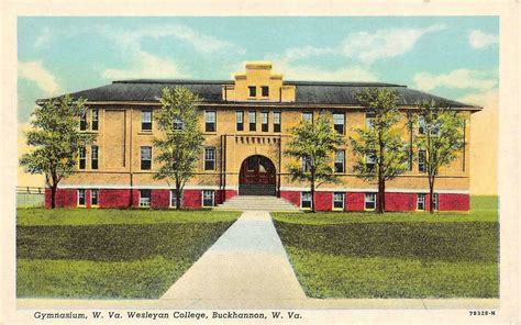 Buckhannon West Virginia Wv Wesleyan Collegegymnasium Ca1940s