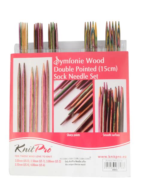 Set Nadelspiel SYMFONIE 2 0 4 0 Mm 15 Cm 25 St KnitPro 20651