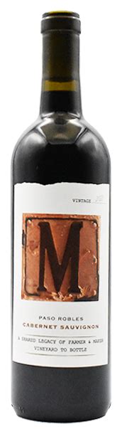 2021 Mac Billy Cellars M Paso Robles Cabernet Sauvignon