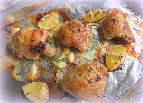 Lemon And Herb Roasted Chicken Thighs The English Kitchen