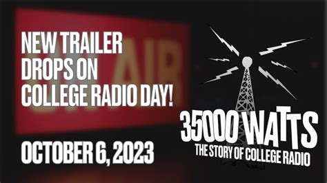 First full trailer drops on College Radio Day 2023! - 35000 Watts :: The Story of College Radio