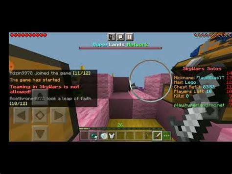 Jogando Umas Partidas De Skywars Minecraft Youtube