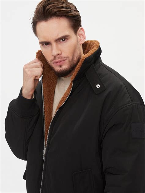 Calvin Klein Jeans Куртка бомбер J30J324123 Коричневий Oversize | Modivo.ua