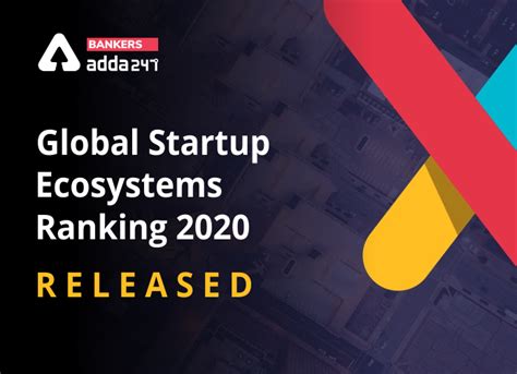 Global Startup Ecosystems Ranking 2020 Released