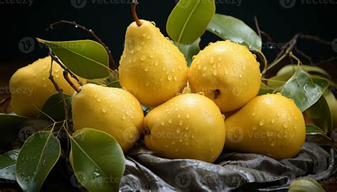 Freshness Of Nature Bounty Ripe Organic Wet Green Citrus Fruit