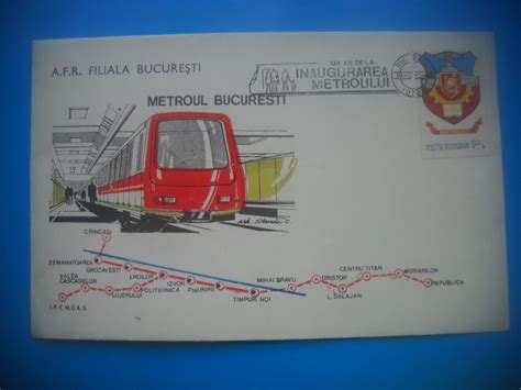 Hopct Plic Metroul Bucuresti Metrou Arhiva Okazii Ro