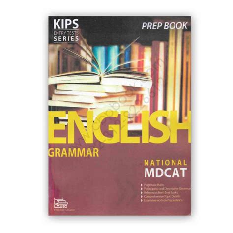 KIPS National MDCAT English Grammar Prep Book CBPBOOK