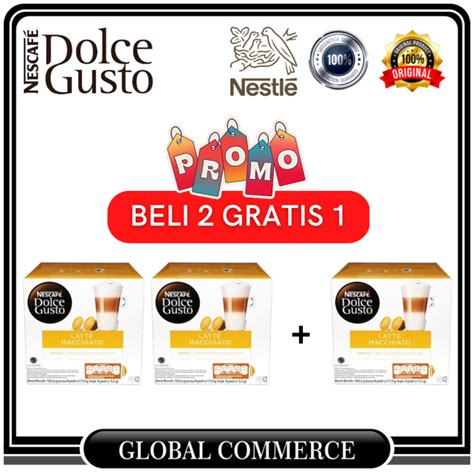 Promo Nescafe Dolce Gusto Capsule 12 Capsule 3 Varian Rasa EXP 2023