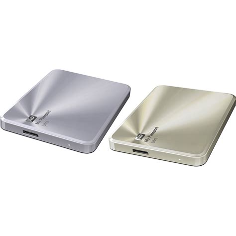 Wd 2 X 1tb My Passport Ultra Metal Edition Kit Gold And Silver