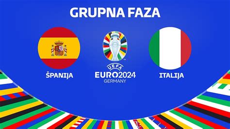 Španija vs Italija EURO 2024 Grupa B YouTube