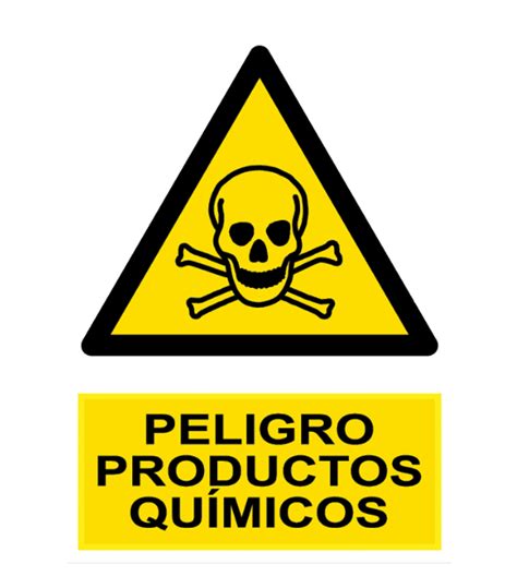 Señal Cartel de Peligro Productos químicos Seguridad Ríos y Ortiz S L