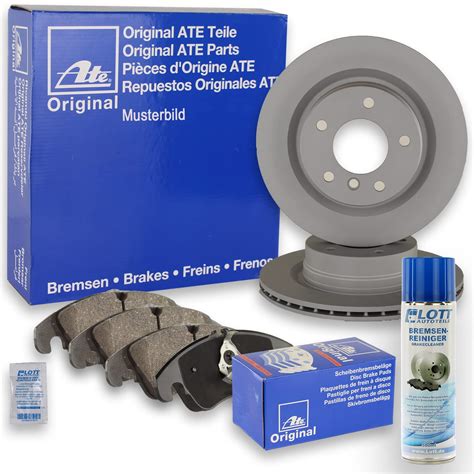 Original ATE Front Brake Discs + ATE Ceramic Brake Pads Ceramic Brake ...