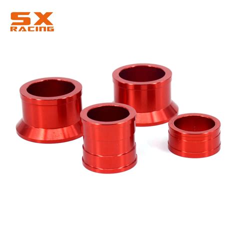 Motorcycle CNC Front Rear Wheel Hub Spacer Set For HONDA CR125R CR250R