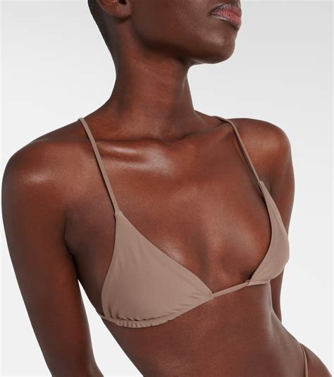 Via Bikini Top In Neutrals Jade Swim Mytheresa