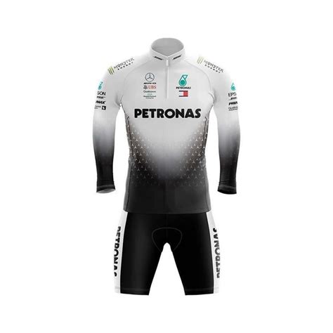 Conjunto De Ciclismo GPX Bermuda Camisa Petronas 2020 Manga Longa