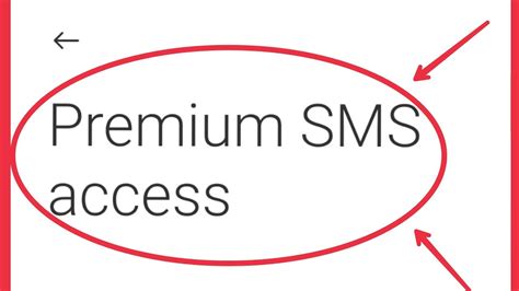 How To Manage Premium Sms Access In Android Youtube