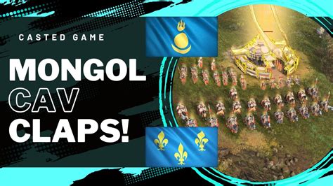 Watch That Cavalry Shine Mongol Vs French Aoe Casted Game Youtube