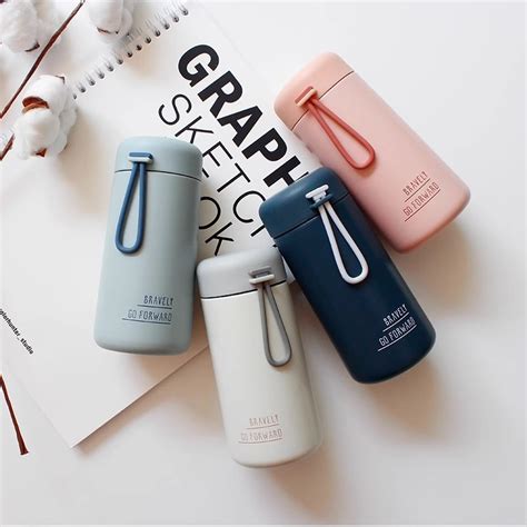 Jual Tumbler Termos Mini Bravely Go Forward Vacuum Cup Insulated Mug Hot Cool Ml Stainless