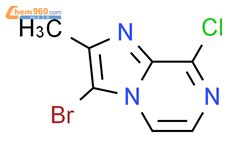 3 溴 8 氯 2 甲基咪唑并 1 2 a 吡嗪 3 bromo 8 chloro 2 methylimidazo 1 2 a