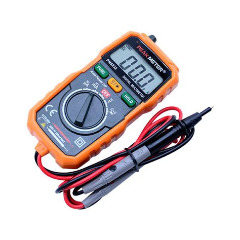 Peakmeter Pm Non Contact Mini Digital Multimeter Dc Ac Voltage