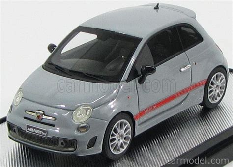 BBR MODELS BBRC162C Scale 1 43 FIAT NUOVA 500 ABARTH 595 2014 GRIGIO