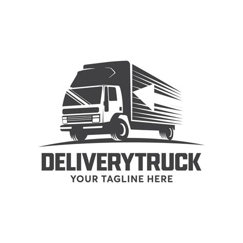 Delivery Truck Logo Design Template Inspiration 14798727 Vector Art at Vecteezy