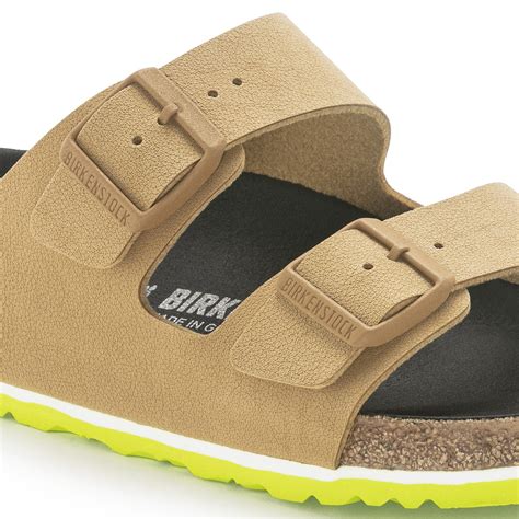 Arizona Birko Flor Birkibuc Athletic Cork Brown Birkenstock