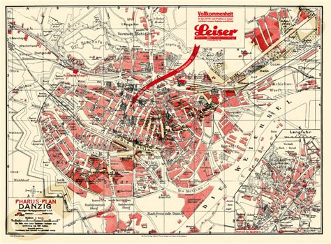 Danzig City Map