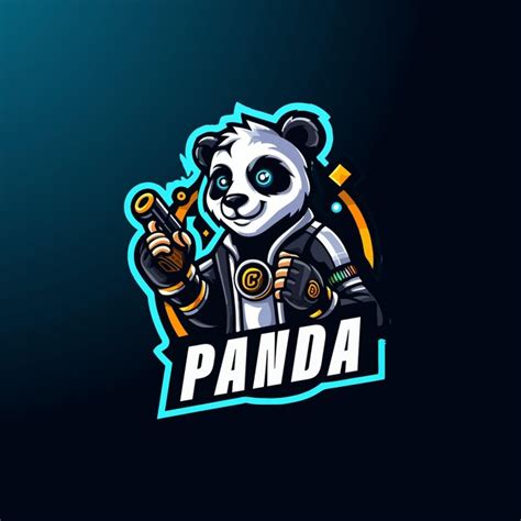 Premium Vector Vector Panda Esport Mascot Illustration Design Logo