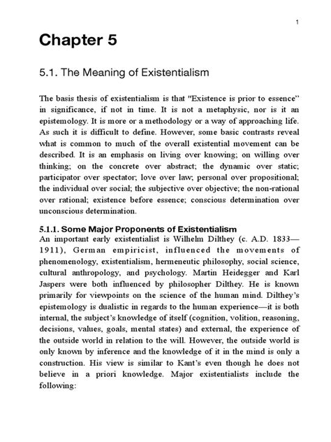 Chapter5 Existentialism Kierkegaard | PDF | Existentialism | Søren ...