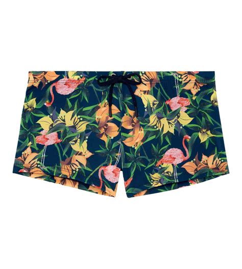 Boxer De Bain Flamingo Navy Print Hom Lingerie Sipp