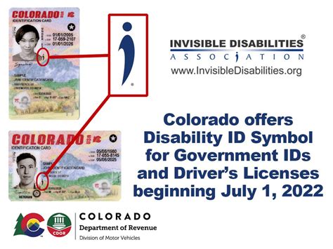 Disability Id Symbol Available In Colorado Invisible Disabilities