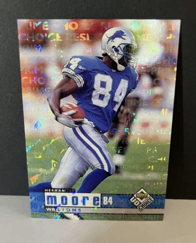 1998 Herman Moore Upper Deck UD Choice Reserve Choice Serially 100