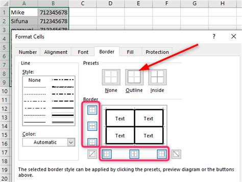 How To Bold Gridlines On Excel Basic Excel Tutorial