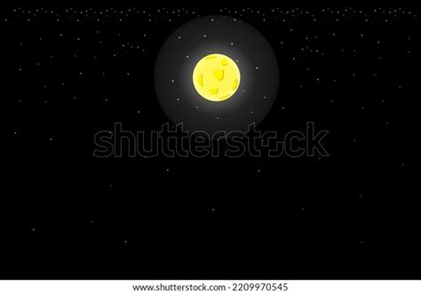 Black Abstract Background Full Moon Stars Stock Vector (Royalty Free) 2209970545 | Shutterstock