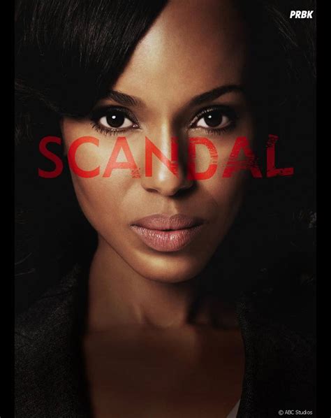 Scandal Kerry Washington Sur Un Poster Purebreak