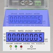 Gobesty Digitaler Stromz Hler Phasen Lcd Draht Drehstromz Hler