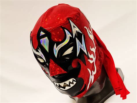 Inferno Mask Wrestling Mask Luchador Costume Wrestler Lucha Etsy