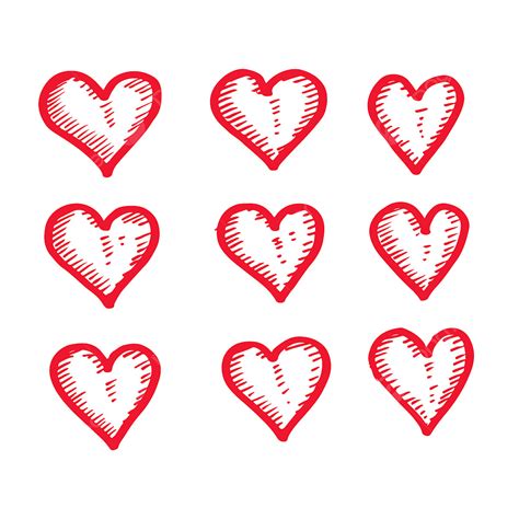 Heart Drawing Clipart Vector Hand Draw Hearts Icon Design Hand Icons