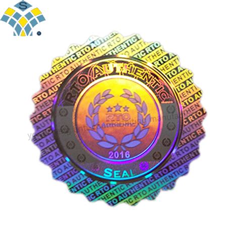 Large Size Custom Holographic Security Seal Label Laser Hologram