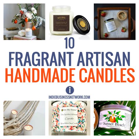 10 Amazingly Fragrant Artisan Handmade Candles - Indie Business Network®