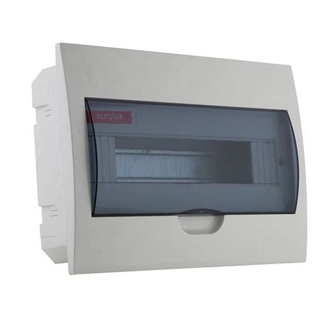 Eurolux 15 Way Din Rail Distribution Board Plastic Flush Mounted