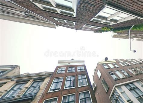 Netherland Historical And Modern Buildings In Amsterdam Town Center